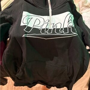 Victoria's Secret Black and White Hoodie
